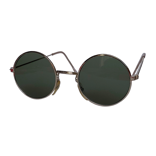 IE 056 Silver, Classic metal round sunglasses