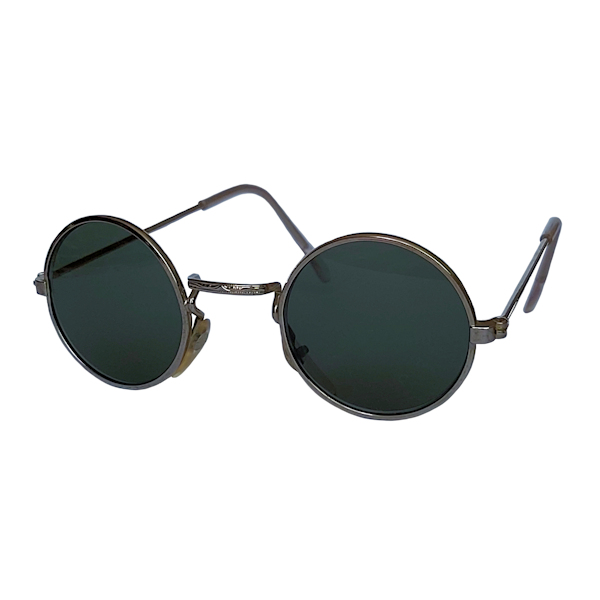 IE 059 Silver, Classic metal round sunglasses