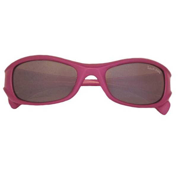 Kids I - IE7019, Shiny Lipstick Pink frame with silver mirror lens
