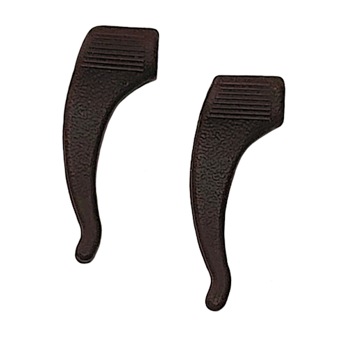 IE EL Silicone Earlocks for sunglasses in brown. Stops sunglasses slipping down little noses.
